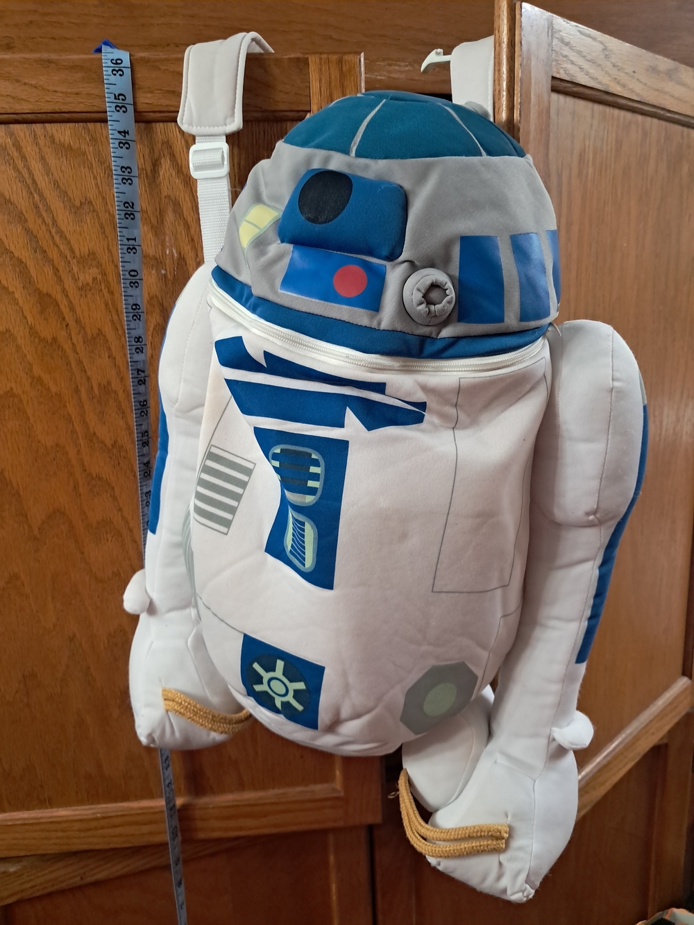 R2-D2 Plush Backpack - Star Wars Inspired Blue & White Droid